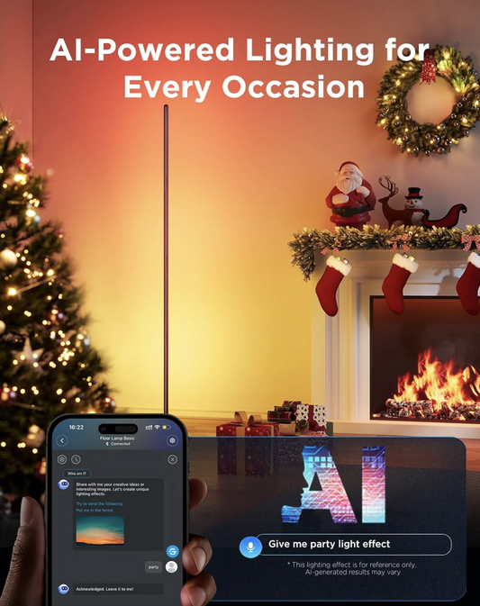 LED Floor Lamp RGBIC Modern Corner Lamp, Smart Standing Lamp