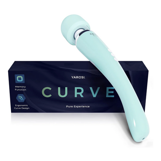 Alessandro Yarosi Cordless Curved Therapeutic Wand Massager 8 Powerful Speeds