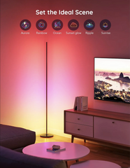 LED Floor Lamp RGBIC Modern Corner Lamp, Smart Standing Lamp