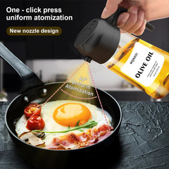 2-in-1 Glass Oil Sprayer & Dispenser – 16oz/470ml Olive Oil Bottle